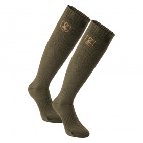 DEERHUNTER 2-Pack Wool Socks Long | ponožky dvojbalenie - Klasické dlhé poľovnícke vlnené ponožky Deerhunter v 2-balení. 

teplé 
S froté podšívkou 
Spevnenie päty a špičky 
Rebrovanie na členku a cez chodidlo udržiava ponožku na mieste 
zloženie 40% vlna, 40% akrylát, 20% polyamid 
dĺžka 45 cm