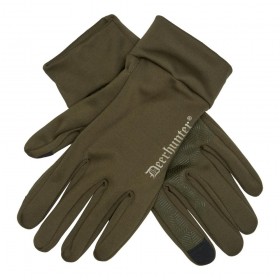 DEERHUNTER Rusky Silent Gloves | poľovnícke rukavice - Teplé Deerhunter Rusky tiché rukavice sú mimoriadne mäkké a pohodlné a sú vhodné na jeseň aj zimu. 
Silikónová vrstva na dlani zaručuje dobré uchopenie zbrane, zatiaľ čo povrch TouchTech na ukazováku a palec umožňujú použitie dotykovej obrazovky pri extrémnych teplotách za studena. 
V kombinácii s Rusky Silent Mitts sú ideálnym riešením na udržiavanie tepla pri love v mimoriadne chladných podmienkach.
Mäkké a pohodlné rukavice 
Silikónový poťah v dlani pre lepšiu priľnavosť 
Dotyková špička a palec palca TouchTech 