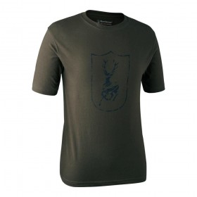 DEERHUNTER Logo T Shirt Shield S/S Shield | tričko - Kvalitné a pohodlné poľovnícke tričko s logom Deerhunter na hrudi.
Veľkosti: S-4XL
Farba: 378- Bark Green (hnedo-zelená tmavá)