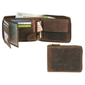 GREENBURRY 1666 | kožená peňaženka - Kvalitná kožená peňaženka o rozmeroch ca. 13,0 x 10,0 x 2,5 cm.


8 slotov pre karty

2 vrecká v Kfz-Schein-Fomat

3 priehradky na prezeranie okien - 2 z nich v registračnom formulári

2 priehradky na poznámky

vrecko na mince s uzamykacím uzáverom

Bezpečnostná priehradka na zips vo vnútri

obvodový zips

1 vonkajšie vrecko

reliéfne logo

prírodná leštená hovädzia koža - "použitý vzhľad"
Prezrite si kompletnú ponuku kvalitných kožených výrobkov Greenburry