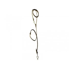 Vypúšťacie vodítko - kliešťová karabina farba hnedá - 