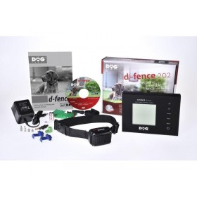Elektronický neviditeľný plot Dogtrace d-fence 202 black - čierny - 
