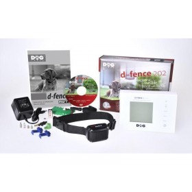 Elektronický neviditeľný plot Dogtrace d-fence 202 biely - 