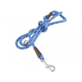 Vodítko lano reflexné 10 mm x 150 cm modré - 