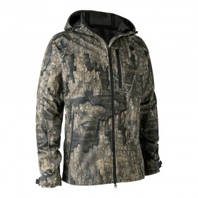 DEERHUNTER PRO Gamekeeper Jacket Short - lovecká bunda (L - Krátka bunda Deerhunter Pro Gamekeeper je vysoko technická bunda navrhnutá pre náročného poľovníka. 
Krátky dizajn poskytuje najvyššiu slobodu pohybu. Bunda je vyrobená tak, aby odolala nepriaznivým poveternostným podmienkam a náročnému terénu. Vďaka praktickým vlastnostiam je bunda Pro Gamekeeper Short 100% nepremokavá a vetruvzdorná, čo z nej robí ideálnu voľbu pre profesionálnych lovcov alebo outdoorových dobrodruhov. 
Táto bunda je vybavená 5-ročnou zárukou membrány Deer-Tex® Performance Shell, ktorá zaisťuje nepremokavosť a zároveň priedušnosť bundy. Táto bunda je navrhnutá tak, aby odolala mnohým prostrediam, čo z nej robí perfektnú bundu pre aktívneho lovca.

Zloženie: 100% Polyester Brushed Tricot Stretchable, Laminated 
Úprava: Water Repellent 
Membrána: Deer-Tex® Performance Shell 
Zipsy: YKK 
Farba: 64 - Realtree Timber Camo