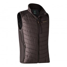DEERHUNTER Moor Padded Waistcoat w. Knit - vesta (S - <P>Natiahnuteľná pletená tkanina na ramene a po bokoch poskytuje väčšie pohodlie pri nosení zateplenej vesty Deerhunter Moor Padded. </P>
<P>Elastický lem na prielezoch a spodnom leme ponúka dokonalú siluetu. Vesta je ideálna pre jar a leto, vesta Deerhunter Moor je vybavená izoláciou Deer-Tex® Temp, ktorá dodáva vynikajúce teplo a hebkosť.</P>
<UL>
<LI>Zloženie 100% Polyester 
<LI>Kontrast 100% Polyester Knit 
<LI>Úprava Anti-static 
<LI>Zateplenie Deer-Tex® Temp 160 g/m2 
<LI>Farba 477 - Dark Prune</LI></UL>