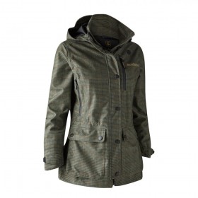 DEERHUNTER Lady Gabby Jacket - dámska bunda (3 - <P>Bunda Deerhunter Lady Gabby je ženská verzia oceňovanej bundy Pro Gamekeeper. </P>
<P>Táto bunda je odpoveďou na všetky vaše jesenné a zimné výpravy. Bunda Lady Gabby je všestranný umelec. Lezenie na horu tohto jeleňa, ktorého raz v živote budete milovať, budete milovať vylepšené vetranie nepremokavých zipsov v podpazuší spolu s obojsmerným zipsom YKK pre ľahký prístup na cestách. Mimo vyšliapanej cesty na túru alebo stonku sú vrecká na prednej časti skrinky s preklopením nevyhnutné pre nosenie vášho vybavenia, alebo keď iba sedíte pri zasklení svojho okolia, dve vrecká na teplejšie ruky udrží vaše ruky útulné. Dámska bunda Lady Gabby s odnímateľnou kapucňou, neoprénovými búrkovými manžetami a nastaviteľným spodným sťahovacím šnúrkou vyžaruje množstvo ženského strihu a štýlu s brzdnou silou, ktorá vás ochráni pred poveternostnými vplyvmi.</P>
<UL>
<LI>Odnímateľná kapucňa 
<LI>2-smerný YKK zips v strede vpredu 
<LI>Vrecko na rádio s nepremokavým zipsom a gumovým otvorom pre anténu 
<LI>Dve vrecká na teplejšie ruky s nepremokavým zipsom 
<LI>2 predné vrecká s krabičkou a chlopňami 
<LI>Vodeodolný zips pod pažami pre odvetranie 
<LI>Predtvarované rukávy 
<LI>Nastaviteľné v spodnej časti rukávov remienkom a suchým zipsom 
<LI>Neoprénová búrková manžeta na rukávoch 
<LI>Nastaviteľné dno so sťahovacou šnúrkou 
<LI>Zloženie 100% Polyester 
<LI>Farba 342 - Turf</LI></UL>
