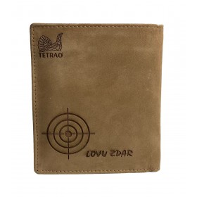 Kožená peňaženka TETRAO lovuzdar vysoká - 