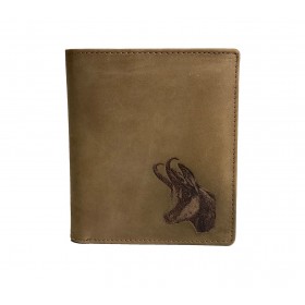 Kožená peňaženka TETRAO kamzík vysoká - 