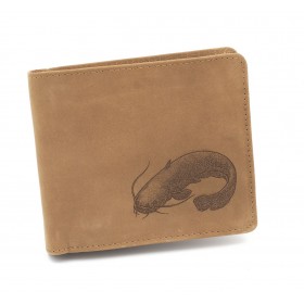 Kožená peňaženka TETRAO sumec ležatá - 