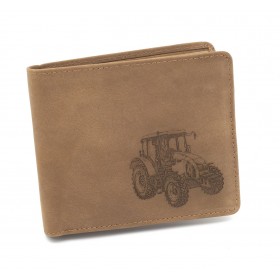 Kožená peňaženka TETRAO traktor ležatá - 