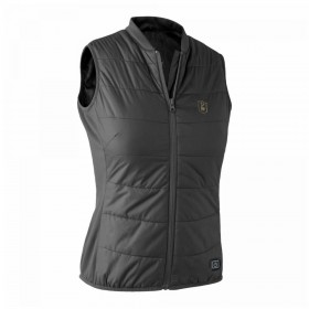 DEERHUNTER Lady Heat Inner Waistcoat - vyhrievaná dámska vesta (3 - <P>Vnútorná dámska vesta Deerhunter Lady Heat má integrovaný systém HEAT, ktorý sa aktivuje na ľavej strane vesty jediným kliknutím. </P>
<P>Intenzita tepla je nastaviteľná a ilustruje ju zabudované LED svetlo, ktoré indikuje tri úrovne tepla vesty. Po použití odstráňte sprievodnú powerbanku, nasaďte malý kryt na zástrčku a vesta je teraz pripravená na pranie v práčke - to všetko bez poškodenia elektrického systému HEAT. Vesta je vybavená predným zapínaním na zips, vodoodpudivou povrchovou úpravou a pružnou textíliou na oboch stranách, ktoré poskytujú vysoký stupeň voľnosti pohybu a pohodlia. </P>
<UL>
<LI>Vodoodpudivá 
<LI>Integrovaný tepelný systém 
<LI>Tlačidlo ON vpredu 
<LI>Vesta s integrovaným ohrevom 3 stupne ohrevu 
<LI>Vrátane powerbanky 
<LI>Rebrový krk 
<LI>Bočná roztiahnuteľná látka pre lepšie prispôsobenie a pohyb Elastické lemovanie pri otvorení objímky 
<LI>V dolnej časti elastické lemovanie 
<LI>Zloženie 97% Polyester / 3% Elastan 
<LI>Farba 999 - Black</LI></UL>