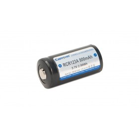 Dobíjecí baterie Keeppower RCR123A 800 mAh (Li-Ion) s ochranou - 