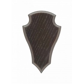Dubová podložka pod trofej 19x12 cm - tmavá - 