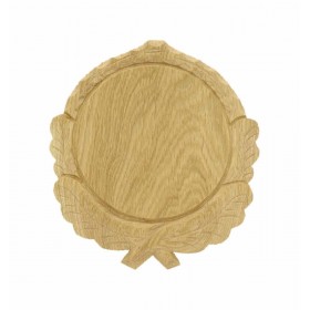 Vyrezávaná podložka pod trofej svetlá - diviak, 21 cm - 