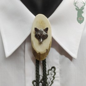 Poľovnícka kravata Bolo - Vlk - 