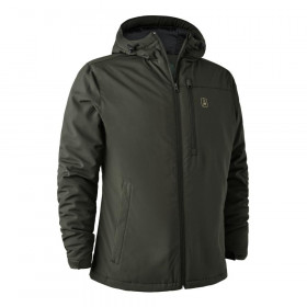 DEERHUNTER Denver Winter Jacket - zimná bunda (L - <P>Zateplená zimná bunda Deerhunter Denver s pridanou 2-cestnou strečou pre zvýšenú mobilitu je zimnou nevyhnutnosťou v každom outdoorovom šatníku. S elegantným minimalistickým vzhľadom a funkčným dizajnom je vodoodpudivá, priedušná a príjemne hrejivá s mäkkou fleecovou podšívkou. Bunda je ošetrená vodoodpudivou úpravou bez obsahu fluórovaných uhľovodíkov pre pokoj. </P>
<UL>
<LI>Pružná tkanina pre zvýšenú pohyblivosť a pohodlné nosenie </LI>
<LI>Integrovaná kapucňa </LI>
<LI>Náprsné vrecko so zipsom </LI>
<LI>Dve predné vrecká so skrytým zipsom </LI>
<LI>Predtvarované lakte </LI>
<LI>Mäkká fleecová podšívka v tele </LI>
<LI>Vnútorné vrecko na zips </LI>
<LI>Nastaviteľné dno so šnúrkou</LI>
<LI>Farba 393 - Timber</LI></UL>