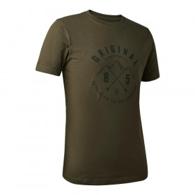 DEERHUNTER Nolan T-shirt - poľovnícke tričko (L - <P>Tričko s výraznou potlačou Deerhunter Nolan. </P>
<P>Klasické tričko s okrúhlym výstrihom z mäkkej a pohodlnej bavlnenej polyesterovej zmesi, ideálne na každodenné nosenie.</P>
<UL>
<LI>Materiál dielov 60% bavlna / 40% polyester 
<LI>OEKO-TEX® 
<LI>Farebné prevedenie: 388 - Deep Green</LI></UL>