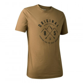 DEERHUNTER Nolan T-shirt - poľovnícke tričko (L - <P>Tričko s výraznou potlačou Deerhunter Nolan. </P>
<P>Klasické tričko s okrúhlym výstrihom z mäkkej a pohodlnej bavlnenej polyesterovej zmesi, ideálne na každodenné nosenie.</P>
<UL>
<LI>Materiál dielov 60% bavlna / 40% polyester
<LI>OEKO-TEX®
<LI>Farebné prevedenie: 347 - Butternut</LI></UL>