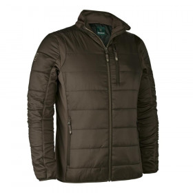 DEERHUNTER Heat Padded Jacket - vyhrievaná bunda (L - <P>Kombináciou toho najlepšieho z materiálových inovácií, dizajnu s prvou funkciou a textilnej technológie poskytuje bunda Deerhunter Heat Padded Jacket poľovníkovi optimálne pohodlie a teplo, keď to najviac potrebujú. </P>
<P>Poskytuje pohodlie v chladnom počasí stlačením tlačidla a je súčasťou high-tech série HEAT spoločnosti Deerhunter s inteligentným integrovaným ohrievacím systémom, ktorý sa aktivuje ľahko prístupným tlačidlom ON/OFF v náprsnom vrecku s nastaviteľnou intenzitou tepla, ktorá je zobrazená vstavaným LED svetelným indikátorom. Z praktických dôvodov možno powerbanku jednoducho odpojiť a prať v práčke. Zateplená, s prešívanými panelmi vpredu, vzadu a na rukávoch, s pridanou 2-smernou strečou pre väčšiu flexibilitu, je ideálna do chladných a priaznivých podmienok lovu.</P>
<UL>
<LI>Prešívané predné, zadné a rukávové panely 
<LI>Pružné kontrastné látkové panely pre lepší komfort 
<LI>Náprsné vrecko so zipsom 
<LI>Dve predné vrecká so zipsom 
<LI>Dve vnútorné vrecká 
<LI>Elastická lemovka pri krku, otvoroch na rukávoch a spodnej časti 
<LI>Integrovaný vyhrievací systém ON 
<LI>Farba 585 - Wood 
<LI>K tomuto produktu je nutné dokúpiť zdroj (powerbanku) ktorá nie je súčasťou balenia!</LI></UL>