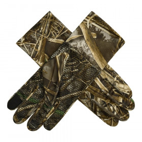DEERHUNTER Silicone Grip Gloves - maskovacie rukavice (M - <P>Rukavice Deerhunter so silikónovým úchopom sa dodávajú v efektívnej kamufláži Realtree MAX-7™, ktorá je známa svojim prirodzeným zatienením a je navrhnutá tak, aby udržali lovcov neodhalených množstvom zveri v širokom rozsahu terénu. Tieto mäkké, pohodlné rukavice sú vybavené charakteristickým 2-smerným strečom značky Deerhunter, silikónovým úchopom tam, kde je to najviac potrebné, a špeciálnou dotykovou technologickou tkaninou na ukazovákoch a palcoch, aby ste mali ľahký prístup k svojmu zariadeniu bez toho, aby ste museli rukavice zložiť. </P>
<UL>
<LI>Mäkké a pohodlné rukavice </LI>
<LI>Pružná tkanina pre lepšie pohodlie </LI>
<LI>Silikónová rukoväť na celej dlani, boku a palci pre lepšie uchopenie </LI>
<LI>Dotyková tech tkanina na ukazováku a palci pre dotykovú obrazovku</LI>
<LI>Farba 97 - Realtree Max 7</LI></UL>