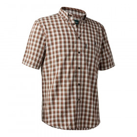 DEERHUNTER Jeff Shirt S/S - košeľa s krátkym rukávom (3 - <P>Košeľa s krátkym rukávom Deerhunter Jeff z ľahkej zmesi polyesterovej bavlny je nevyhnutnosťou na jar a leto. V klasickom károvanom vzore má jedno náprsné vrecko a golier na gombíky a je štýlová a všestranná na každodenné nosenie. </P>
<UL>
<LI>Ľahká košeľa zo zmesi polyesteru a bavlny 
<LI>Golier s gombíkom
<LI>Náprsné vrecko s gombíkom 
<LI>Záhyby vzadu pre väčšie pohodlie 
<LI>Farba 58179 - Brown Check</LI></UL>