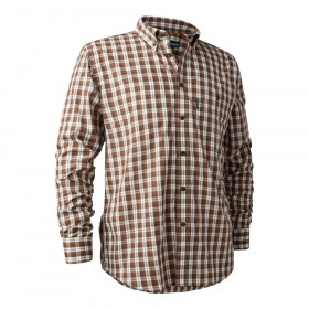 DEERHUNTER Jeff Shirt - poľovnícka košeľa (3 - <P>Košeľa Deerhunter Jeff z ľahkej zmesi polyesterovej bavlny je nevyhnutnosťou na jar a leto. V klasickom károvanom vzore má jedno náprsné vrecko a golier na gombíky a je štýlová a všestranná na každodenné nosenie. </P>
<UL>
<LI>Ľahká košeľa zo zmesi polyesteru a bavlny 
<LI>Golier s gombíkom
<LI>Náprsné vrecko s gombíkom 
<LI>Záhyby vzadu pre väčšie pohodlie 
<LI>Farba 58179 - Brown Check</LI></UL>