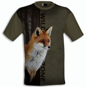 Elegantné tričko s krátkym rukávom WildZone líška - Elegantné tričko s krátkym rukávom WildZone líška