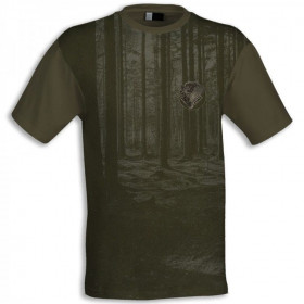 Elegantné tričko s krátkym rukávom les diviak WildZone - Elegantné tričko s krátkym rukávom les diviak WildZone