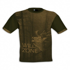 Elegantné tričko ručiaci jeleň WILDZONE - Elegantné tričko ručiaci jeleň WILDZONE