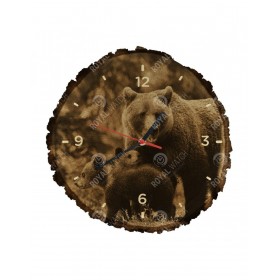 Hodiny  - Medveď hnedý - Hodiny  - Medveď hnedý