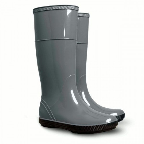 DEMAR - Dámske vysoké čižmy HAWAI LADY 0075 D šedé