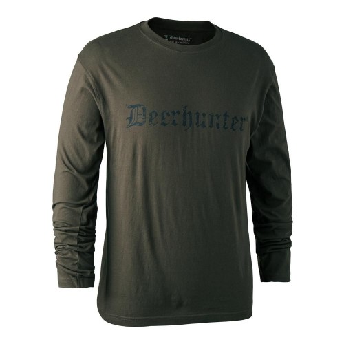 DEERHUNTER Logo T Shirt L/S | nátelník s nápisom