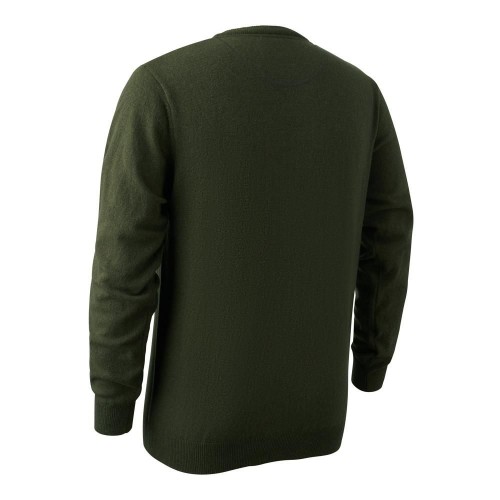 Obrázok číslo 2: DEERHUNTER Brighton Knit V-neck Green | poľovnícky sveter