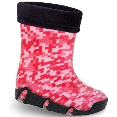 BIGHORN - Detské zateplené čižmy BIGI LUX 1532 E Tetris