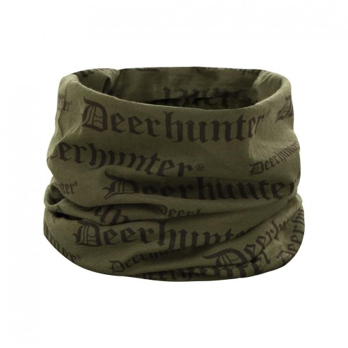 DEERHUNTER Logo Neck Tube Green | nákrčník