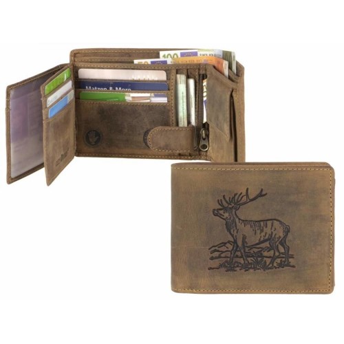 GREENBURRY 1796 Jeleň | kožená peňaženka hnedá