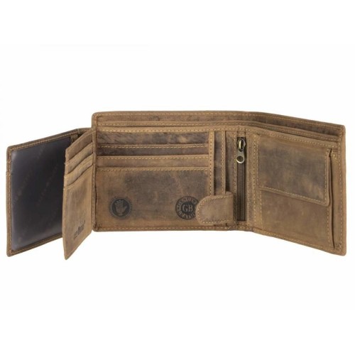 Obrázok číslo 3: GREENBURRY 1796 Jeleň | kožená peňaženka hnedá