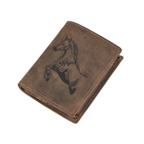 Obrázok číslo 4: GREENBURRY 1701 Kôň | kožená peňaženka hnedá