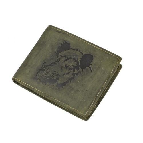 GREENBURRY 1705 Diviak | kožená peňaženka zelená