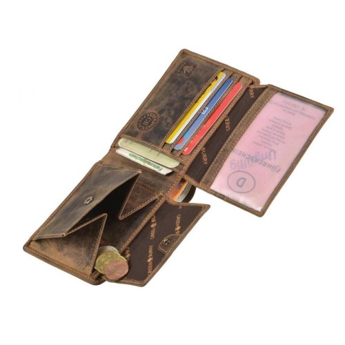 Obrázok číslo 4: GREENBURRY 1705 Jeleň | kožená peňaženka hnedá
