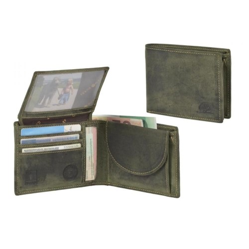 GREENBURRY 1705 | kožená peňaženka zelená