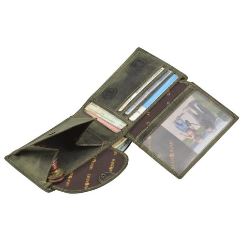 Obrázok číslo 2: GREENBURRY 1705 | kožená peňaženka zelená