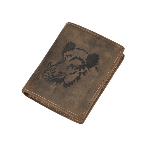 GREENBURRY 1701 Diviak | kožená peňaženka hnedá