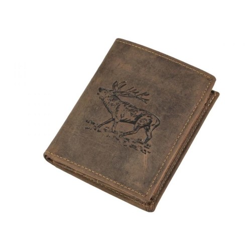 GREENBURRY 1701 Jeleň | kožená peňaženka hnedá