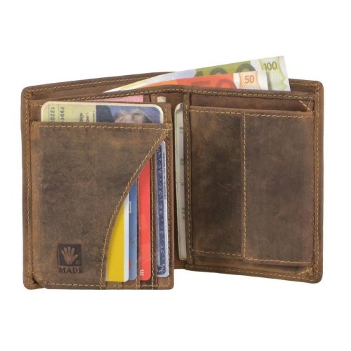 Obrázok číslo 3: GREENBURRY 1701 Jeleň | kožená peňaženka hnedá