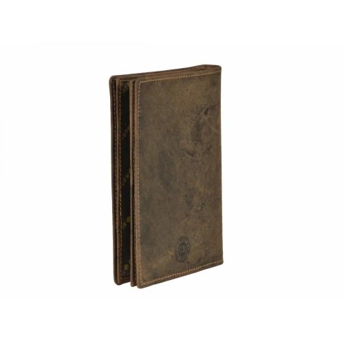 Obrázok číslo 2: GREENBURRY 328B Jeleň | kožený dokladovník hnedý