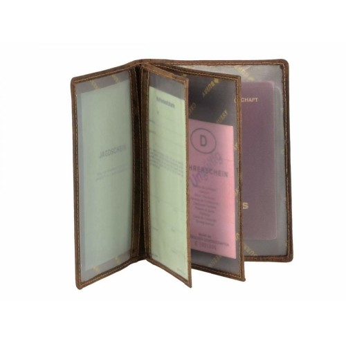 Obrázok číslo 3: GREENBURRY 328B Jeleň | kožený dokladovník hnedý