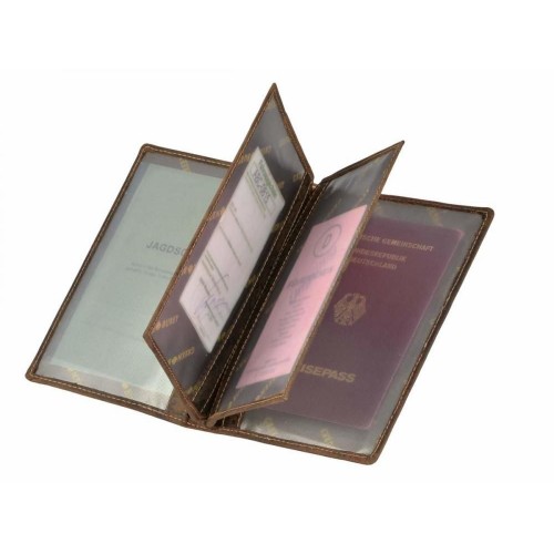 Obrázok číslo 4: GREENBURRY 328B Jeleň | kožený dokladovník hnedý