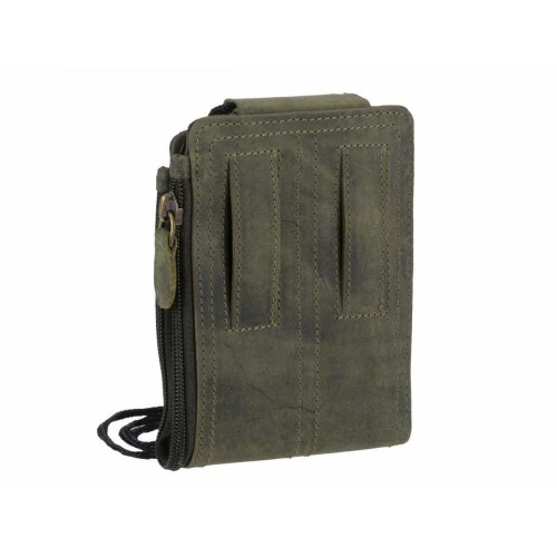 Obrázok číslo 3: GREENBURRY 324 | kožená peňaženka zelená